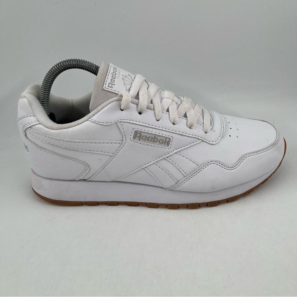 Reebok Women’s Classic Run Harmon White Leather Shoes Sneakers - Size 9